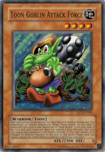 Toon Goblin Attack Force [DL7-EN001] Super Rare (ONLINE ORDER ONLY)