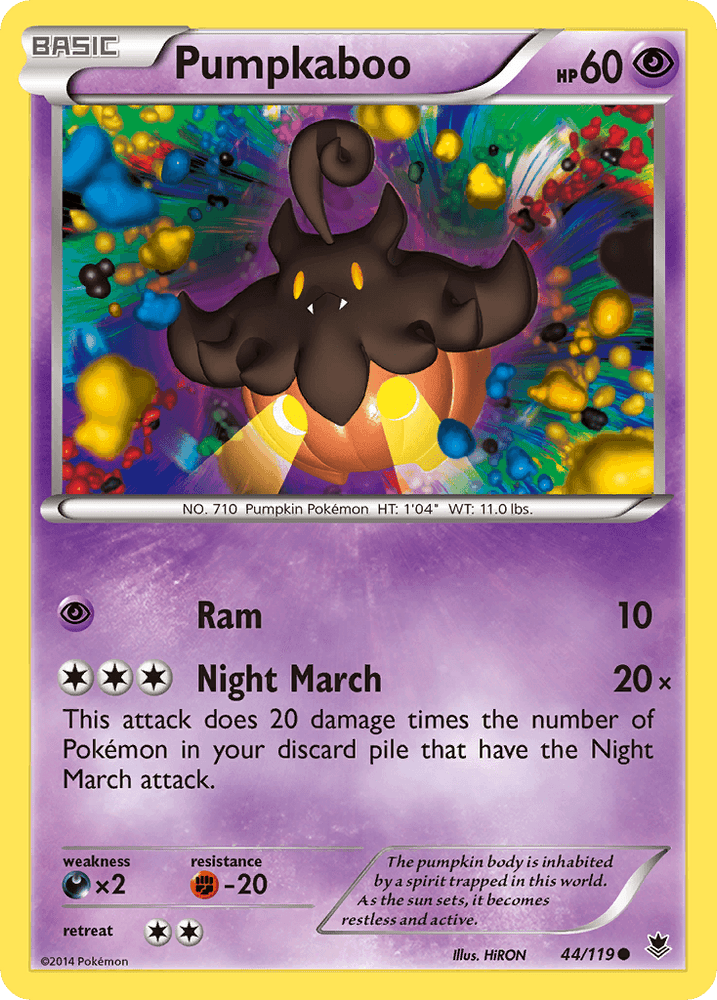 Pumpkaboo (44/119) [XY: Phantom Forces] (Online Only)