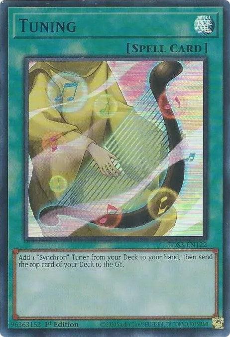 Tuning (Blue) [LDS3-EN122] Ultra Rare (ONLINE ORDER ONLY)