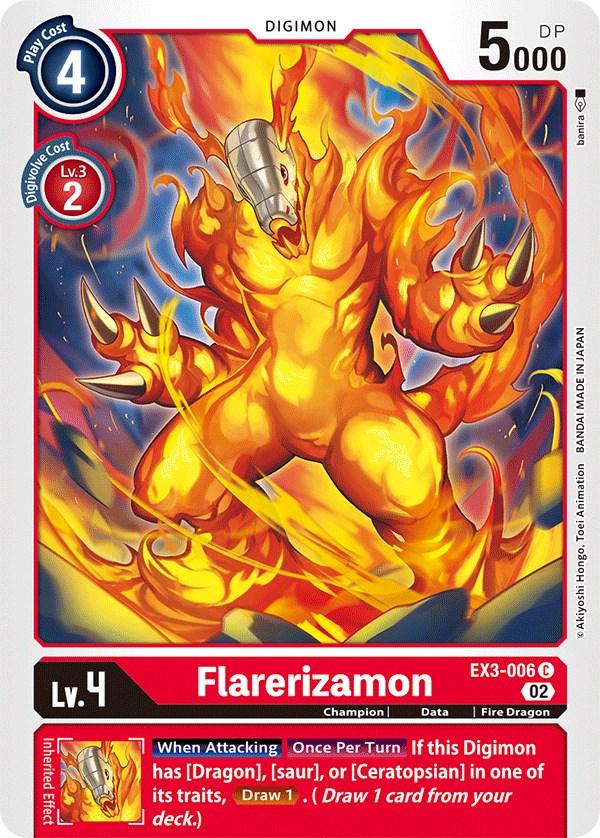 Flarerizamon [EX3-006] [Draconic Roar] (ONLINE ORDER ONLY)