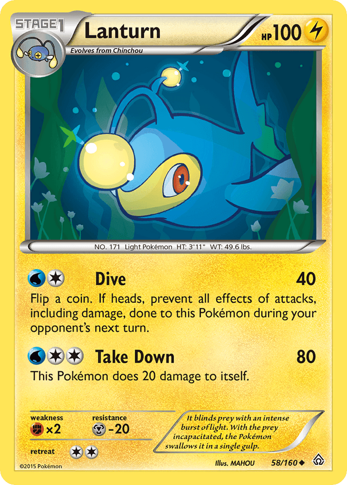 Lanturn (58/160) [XY: Primal Clash] (Online Only)