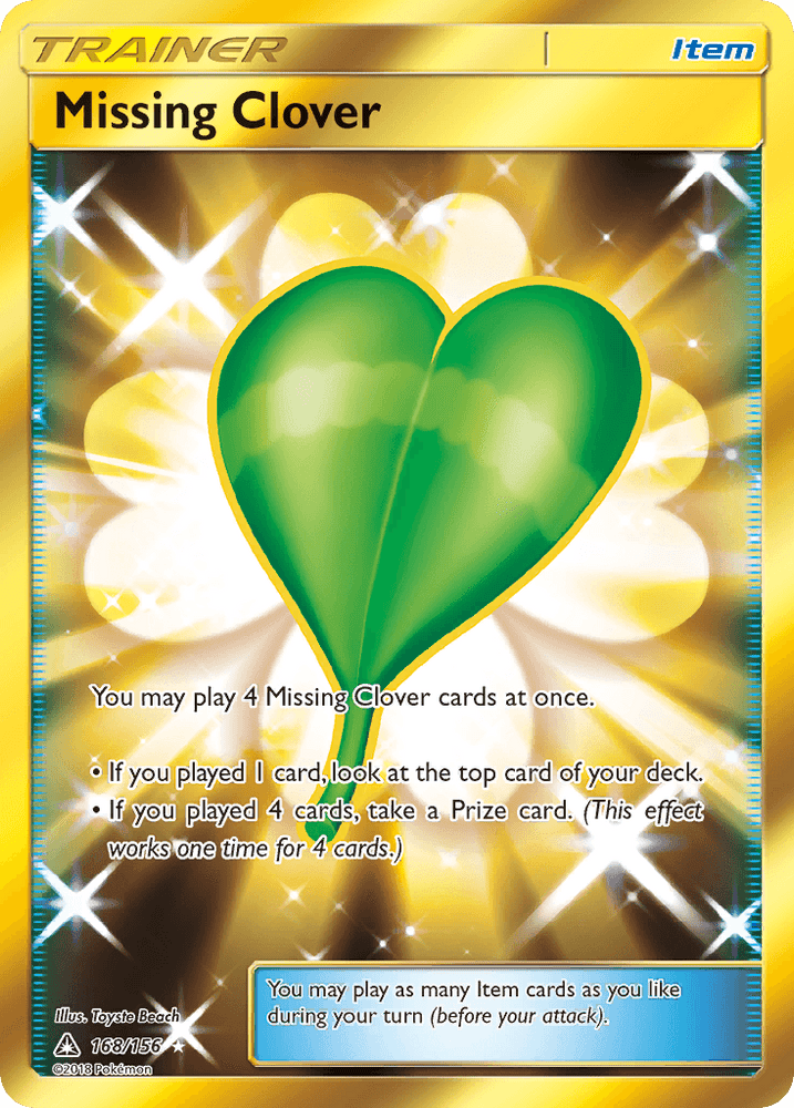 Missing Clover (168/156) [Sun & Moon: Ultra Prism] (Online Only)
