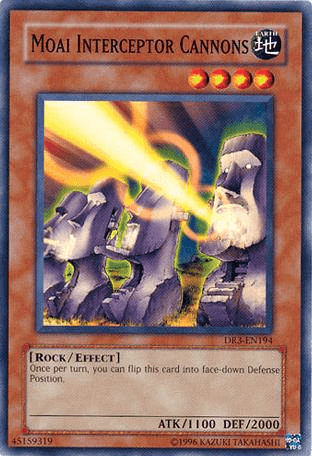 Moai Interceptor Cannons [DR3-EN194] Common (ONLINE ORDER ONLY)
