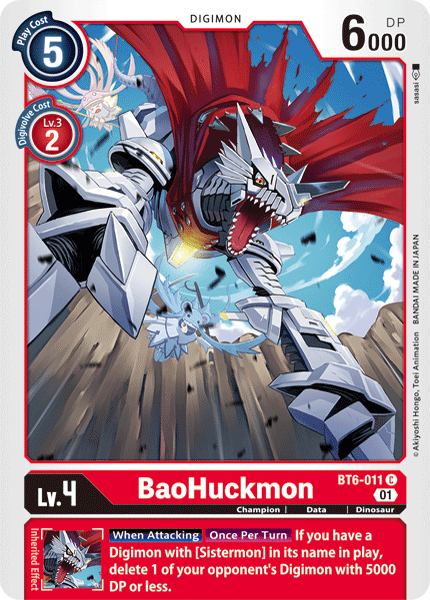 BaoHuckmon [BT6-011] [Double Diamond] (ONLINE ORDER ONLY)