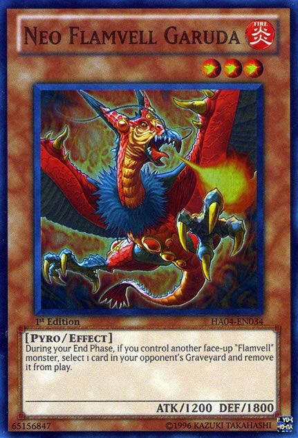 Neo Flamvell Garuda [HA04-EN034] Super Rare (ONLINE ORDER ONLY)