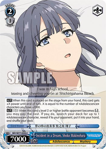 Incident in a Dream, Shoko Makinohara [Rascal Does Not Dream of a Dreaming Girl]