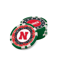 Nebraska Cornhuskers 300 Piece Poker Set (ONLINE ORDER ONLY)