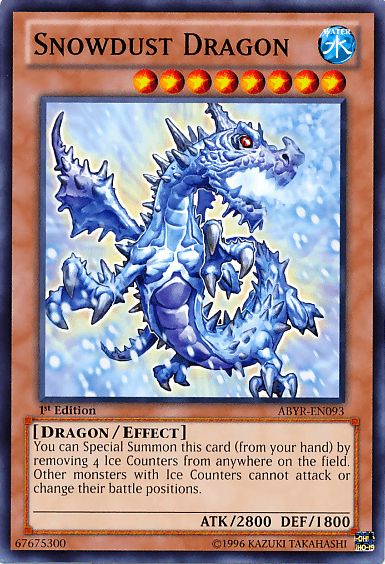 Snowdust Dragon [ABYR-EN093] Common (ONLINE ORDER ONLY)