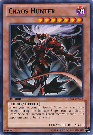 Chaos Hunter [BP02-EN095] Rare (ONLINE ORDER ONLY)