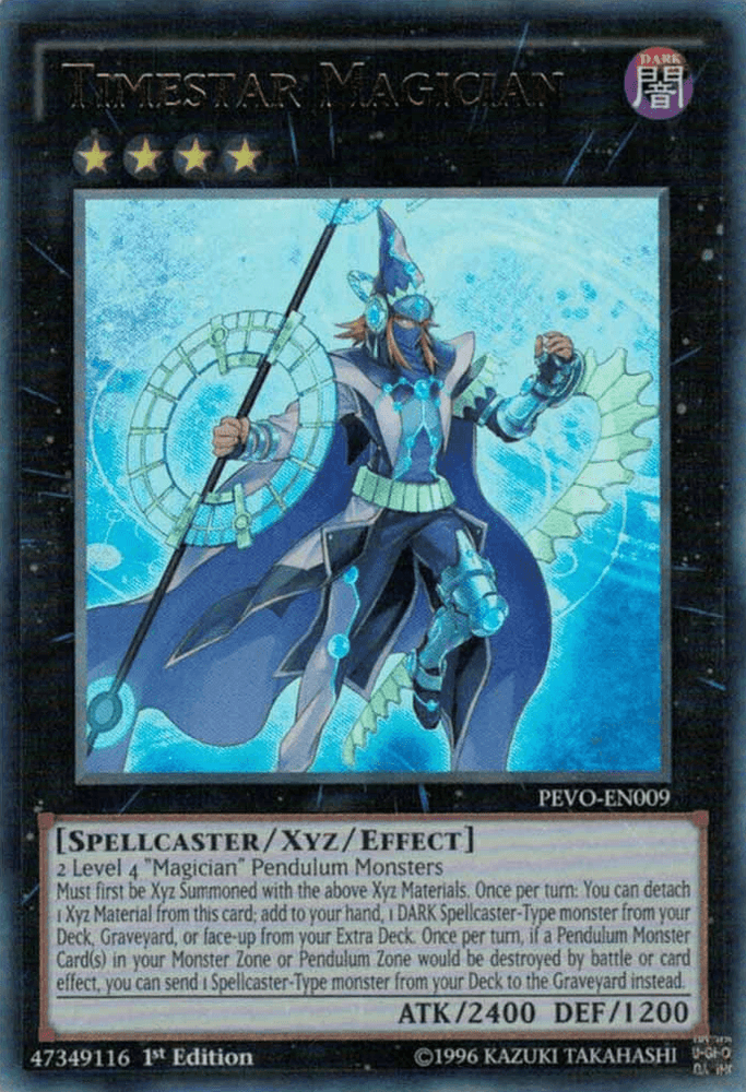 Timestar Magician [PEVO-EN009] Ultra Rare (ONLINE ORDER ONLY)