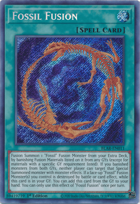 Fossil Fusion [BLAR-EN011] Secret Rare (ONLINE ORDER ONLY)