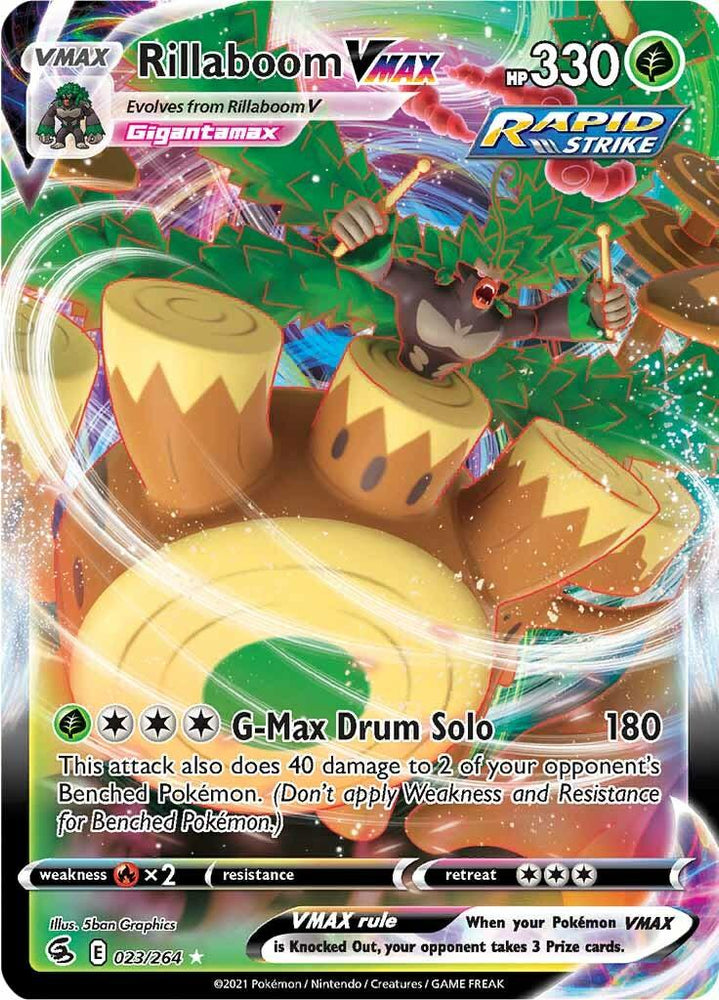 Rillaboom VMAX (023/264) [Sword & Shield: Fusion Strike] (Online Only)