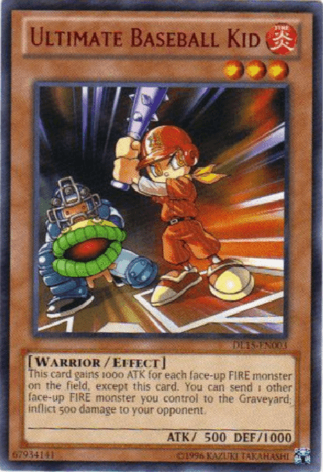 Ultimate Baseball Kid (Red) [DL15-EN003] Rare (ONLINE ORDER ONLY)