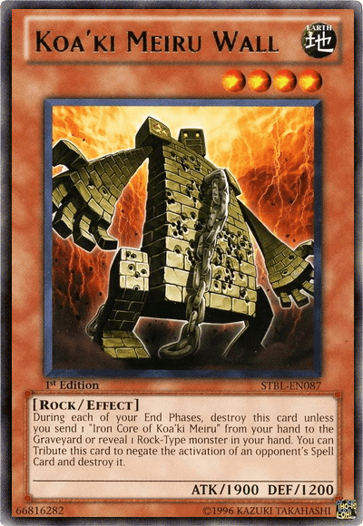 Koa'ki Meiru Wall [STBL-EN087] Rare (ONLINE ORDER ONLY)
