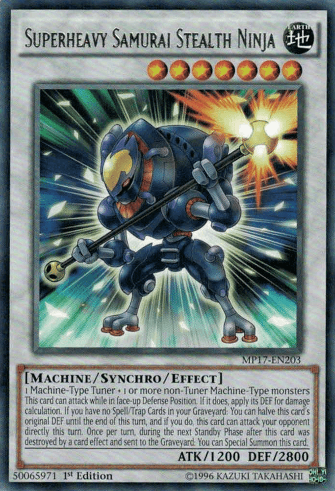 Superheavy Samurai Stealth Ninja [MP17-EN203] Rare (ONLINE ORDER ONLY)