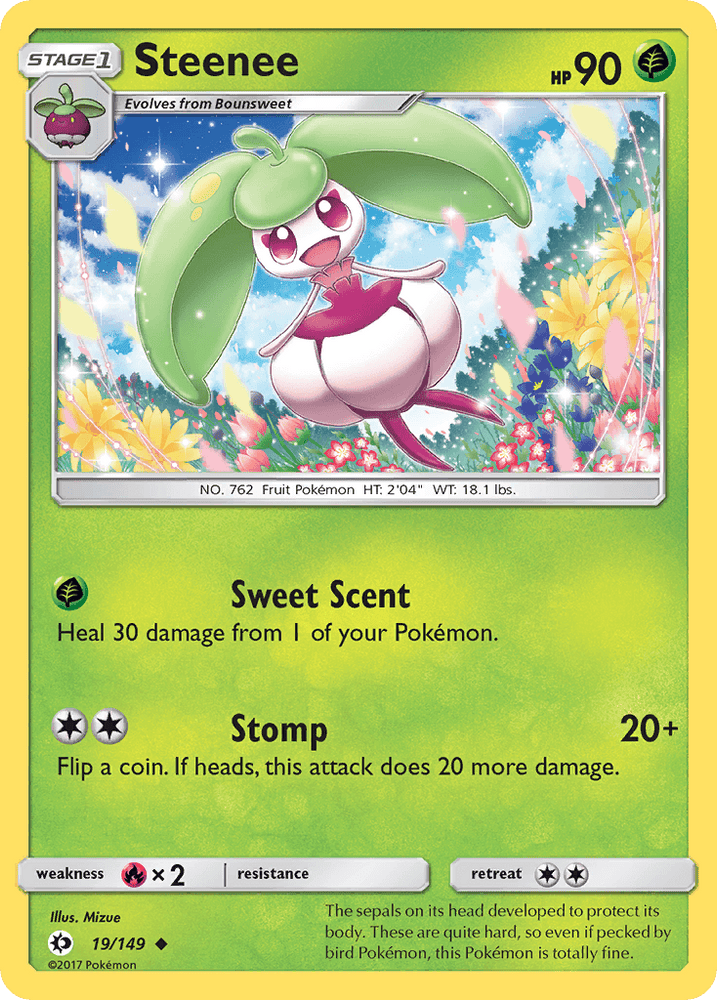 Steenee (19/149) [Sun & Moon: Base Set] (Online Only)