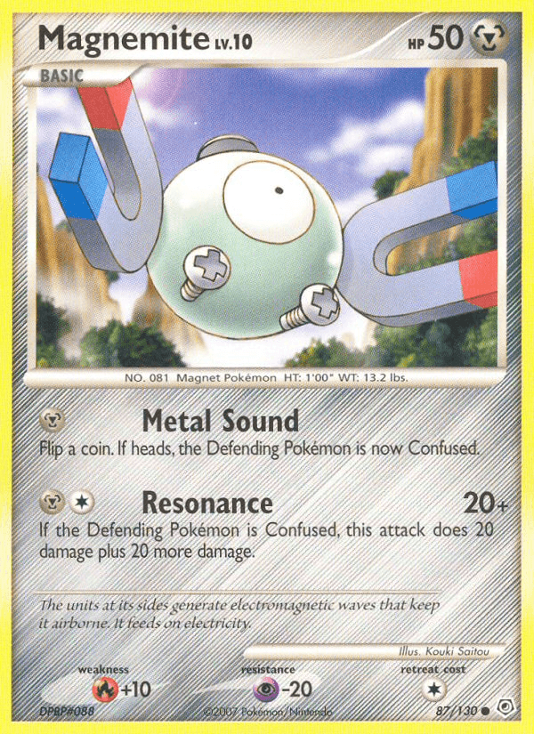 Magnemite (87/130) [Diamond & Pearl: Base Set] (Online Only)