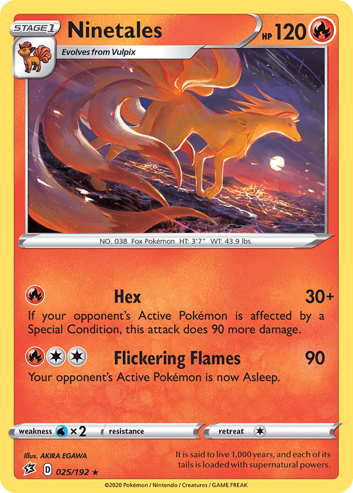 Ninetales (025/192) [Sword & Shield: Rebel Clash] (Online Only)