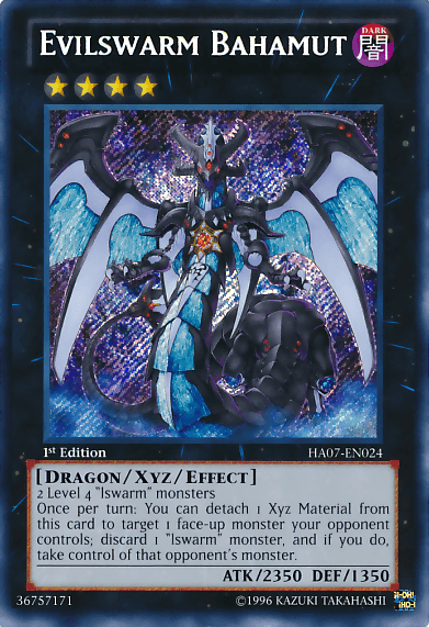 Evilswarm Bahamut [HA07-EN024] Secret Rare (ONLINE ORDER ONLY)