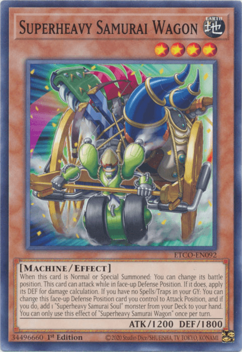 Superheavy Samurai Wagon [ETCO-EN092] Common (ONLINE ORDER ONLY)
