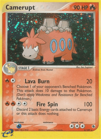 Camerupt (4/109) [EX: Ruby & Sapphire] (Online Only)