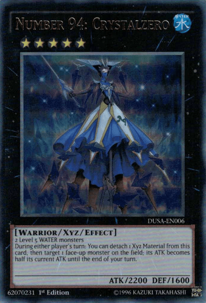 Number 94: Crystalzero [DUSA-EN006] Ultra Rare (ONLINE ORDER ONLY)