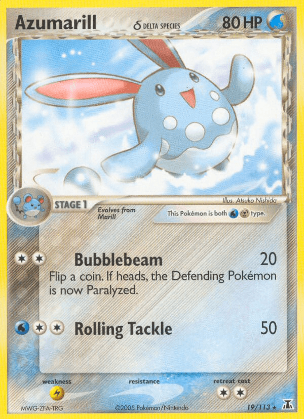 Azumarill (19/113) (Delta Species) [EX: Delta Species] (Online Only)