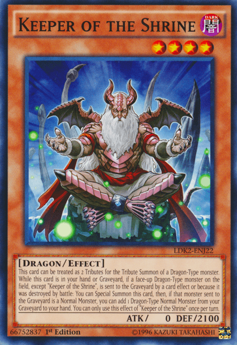 Keeper of the Shrine [LDK2-ENJ22] Common (ONLINE ORDER ONLY)