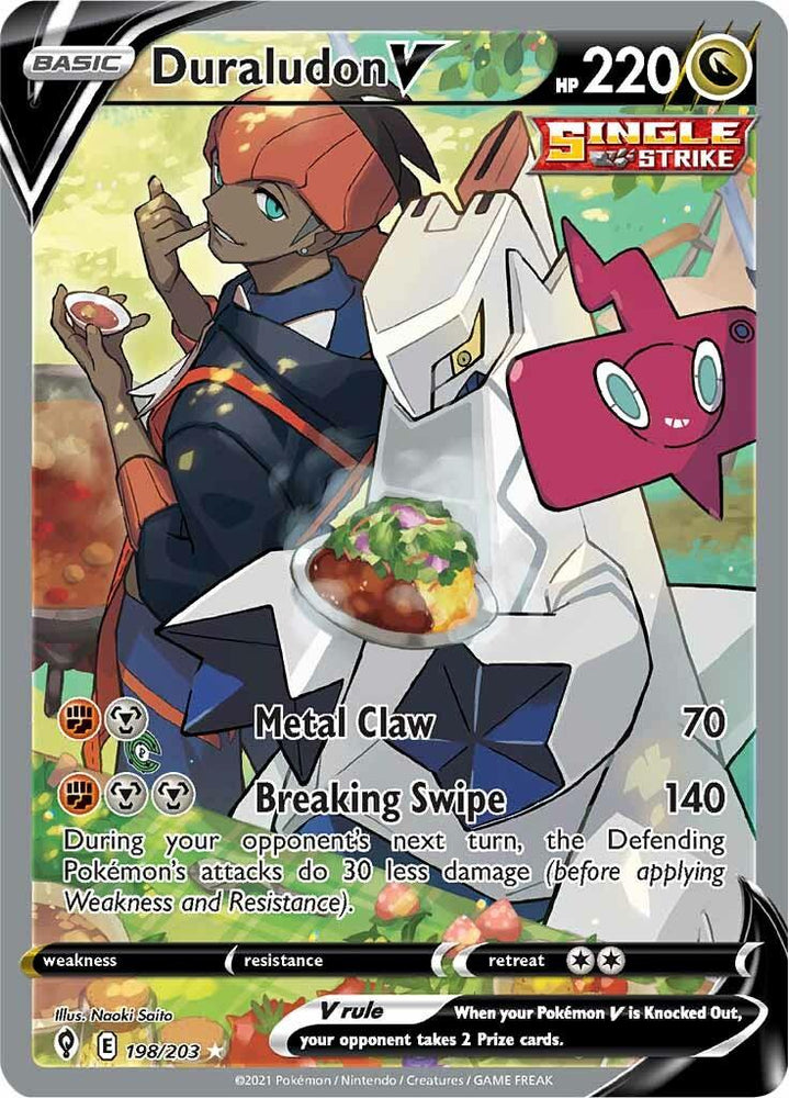 Duraludon V (198/203) (Alternate Art) [Sword & Shield: Evolving Skies] (Online Only)