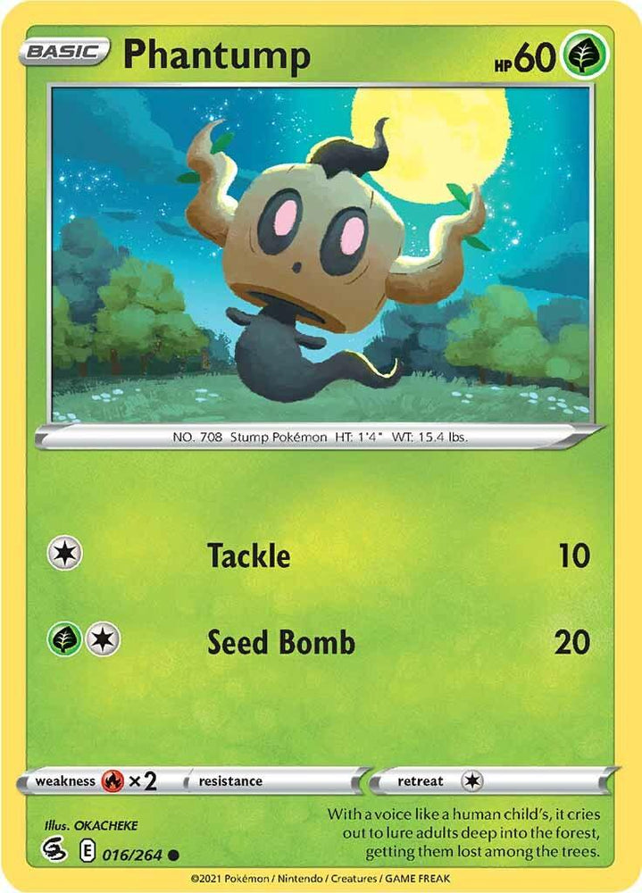 Phantump (016/264) [Sword & Shield: Fusion Strike] (Online Only)