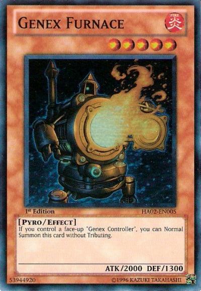 Genex Furnace [HA02-EN005] Super Rare (ONLINE ORDER ONLY)