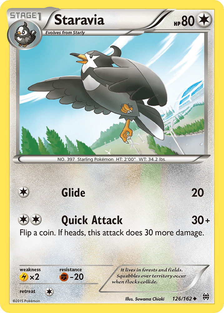 Staravia (126/162) [XY: BREAKthrough] (Online Only)