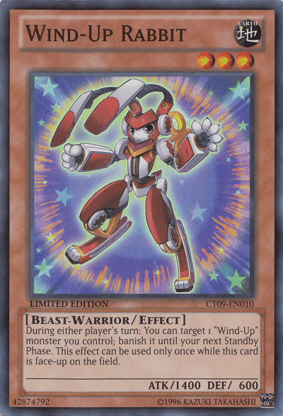Wind-Up Rabbit [CT09-EN010] Super Rare (ONLINE ORDER ONLY)
