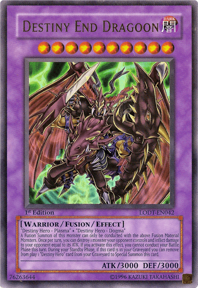 Destiny End Dragoon [LODT-EN042] Ultra Rare (ONLINE ORDER ONLY)