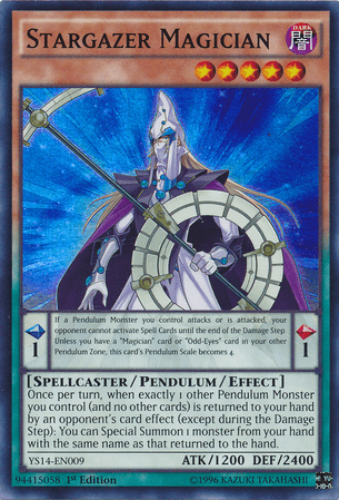 Stargazer Magician [YS14-EN009] Super Rare (ONLINE ORDER ONLY)