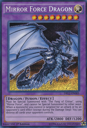 Mirror Force Dragon [DRL2-EN005] Secret Rare (ONLINE ORDER ONLY)