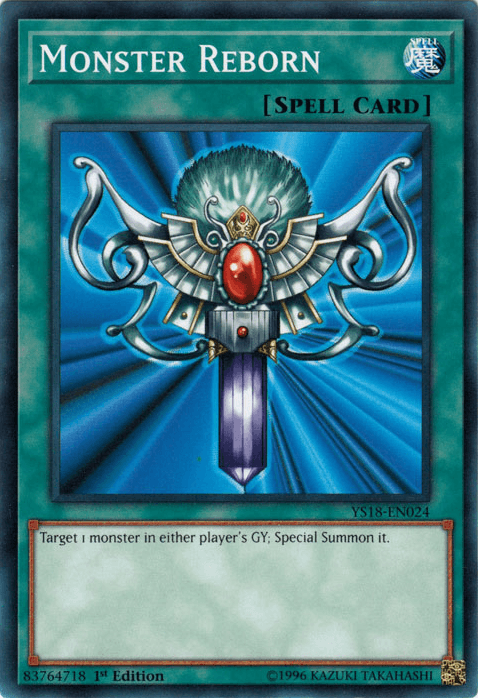 Monster Reborn [YS18-EN024] Common (ONLINE ORDER ONLY)