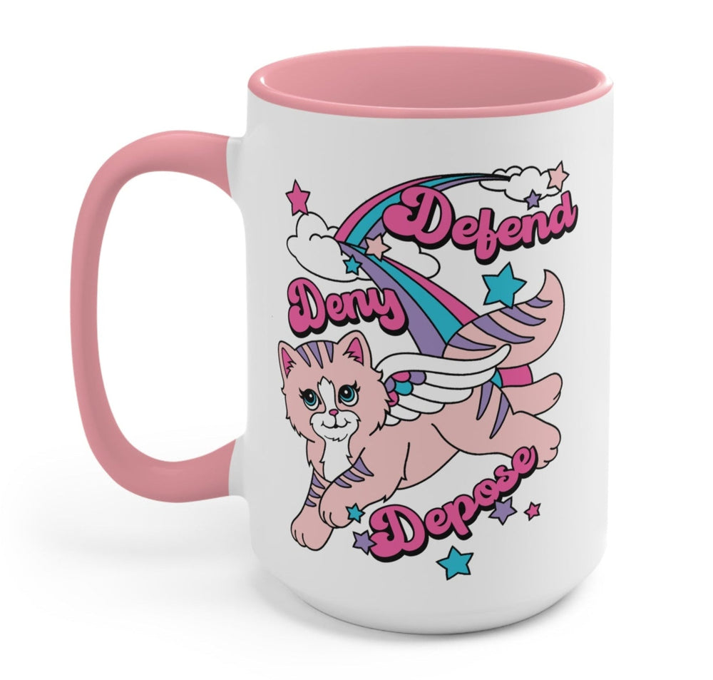 Deny Defend Depose Kitty Mug (ONLINE ORDER ONLY)