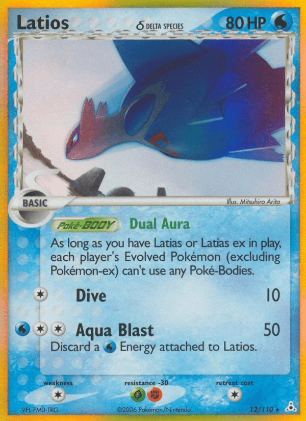 Latios (12/110) (Delta Species) [EX: Holon Phantoms] (Online Only)