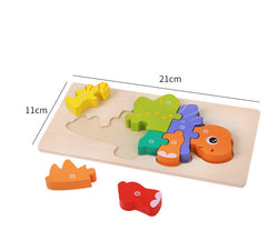 Wooden Three-dimensional Dinosaur Puzzle (ONLINE ORDER ONLY)