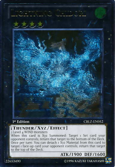 Lightning Chidori [CBLZ-EN052] Ultimate Rare (ONLINE ORDER ONLY)