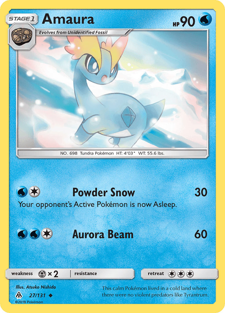 Amaura (27/131) [Sun & Moon: Forbidden Light] (Online Only)
