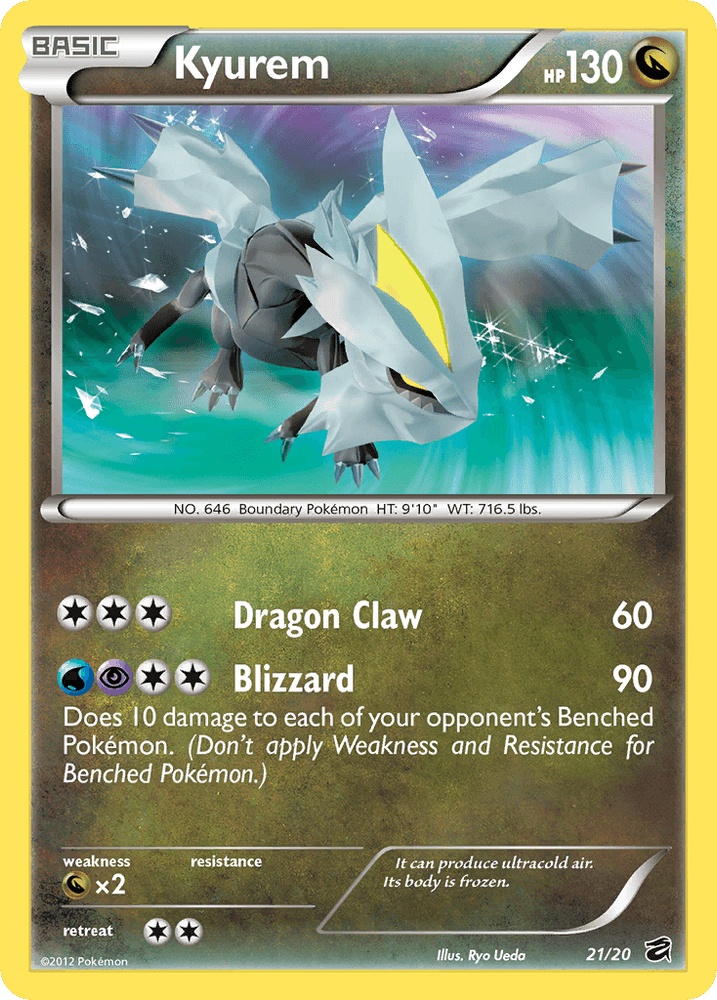 Kyurem (21/20) [Black & White: Dragon Vault] (Online Only)