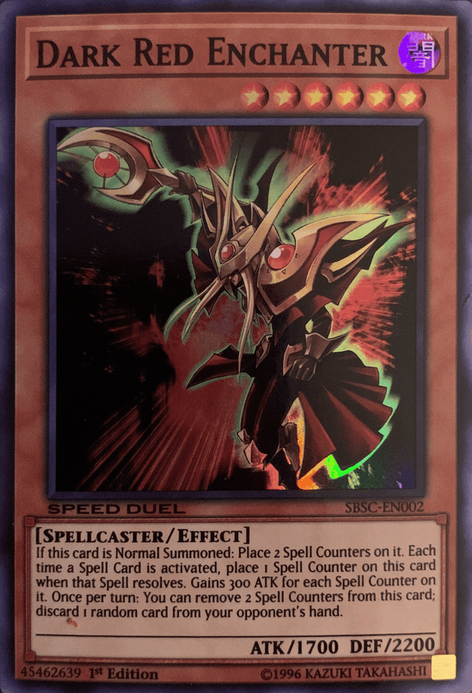 Dark Red Enchanter [SBSC-EN002] Super Rare (ONLINE ORDER ONLY)