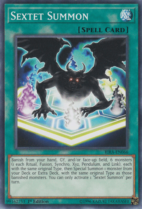 Sextet Summon [RIRA-EN066] Common (ONLINE ORDER ONLY)