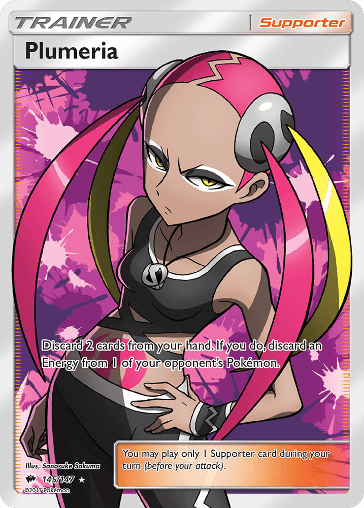 Plumeria (145/147) [Sun & Moon: Burning Shadows] (Online Only)
