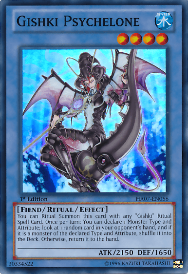 Gishki Psychelone [HA07-EN056] Super Rare (ONLINE ORDER ONLY)
