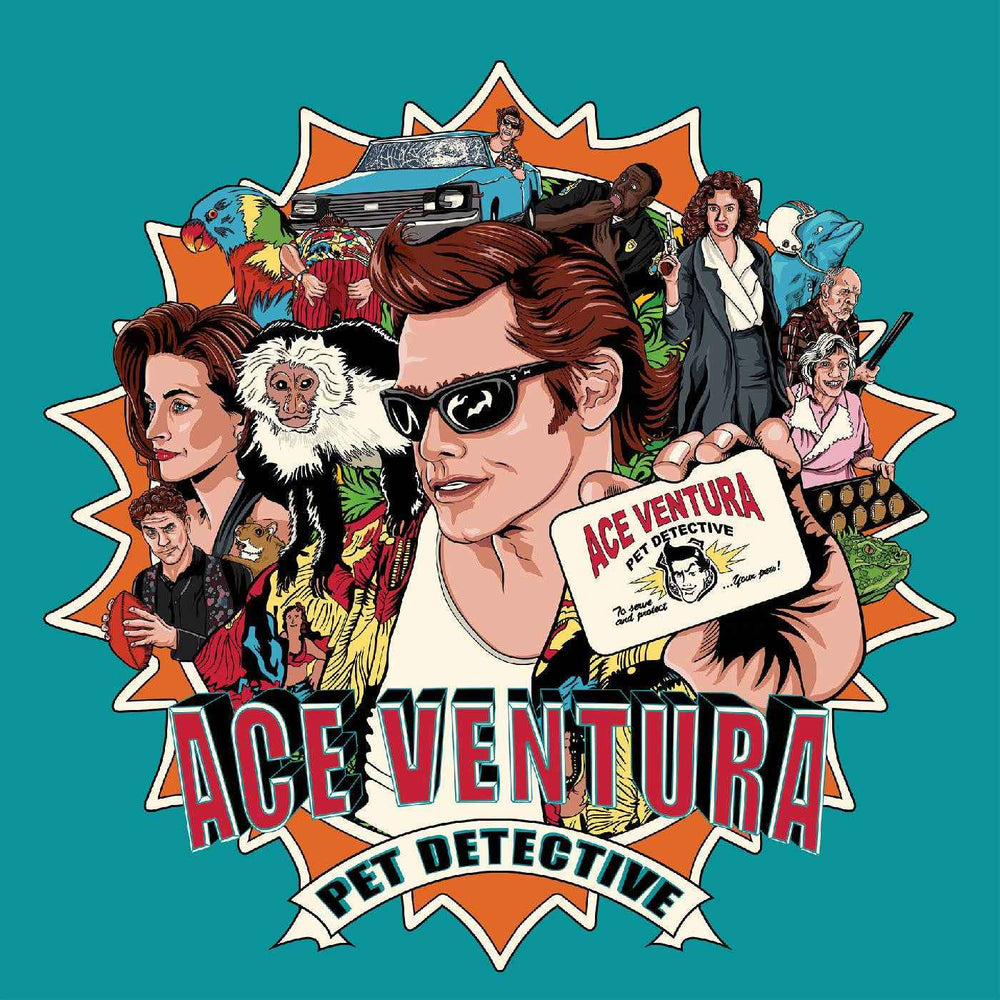Various Artists - Ace Ventura: Pet Detective OST [Turquoise/Orange Split, Red Splatter] [Vinyl] (ONLINE ORDER ONLY)