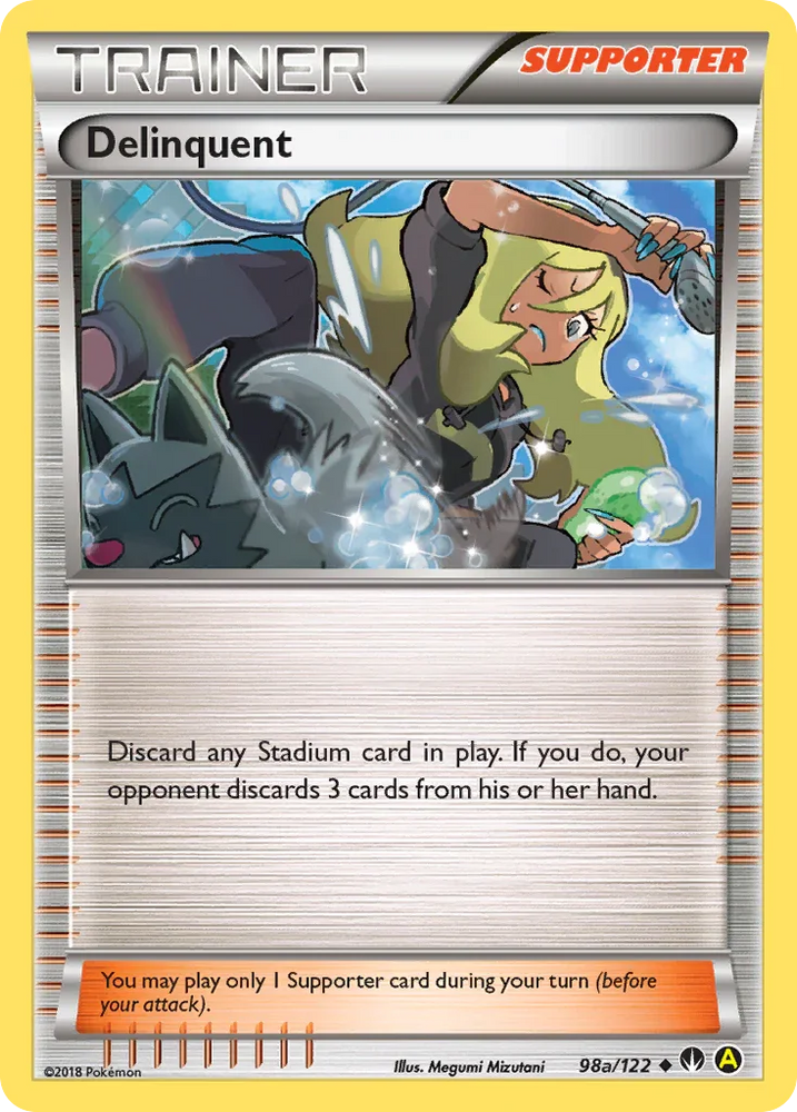 Delinquent (98a/122) [Alternate Art Promos] (ONLINE ORDER ONLY)