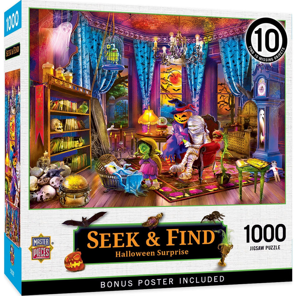 Seek & Find - Halloween Surprise 1000 Piece Jigsaw Puzzle (ONLINE ORDER ONLY)